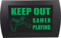 AMERICAN RECORDER - "KEEP OUT GAMER PLAYING" LED Lighted Sign - AMERICAN RECORDER TECHNOLOGIES, INC.