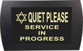 AMERICAN RECORDER - "QUIET PLEASE SERVICE IN PROGRESS" with Star of David LED Lighted Sign - AMERICAN RECORDER TECHNOLOGIES, INC.