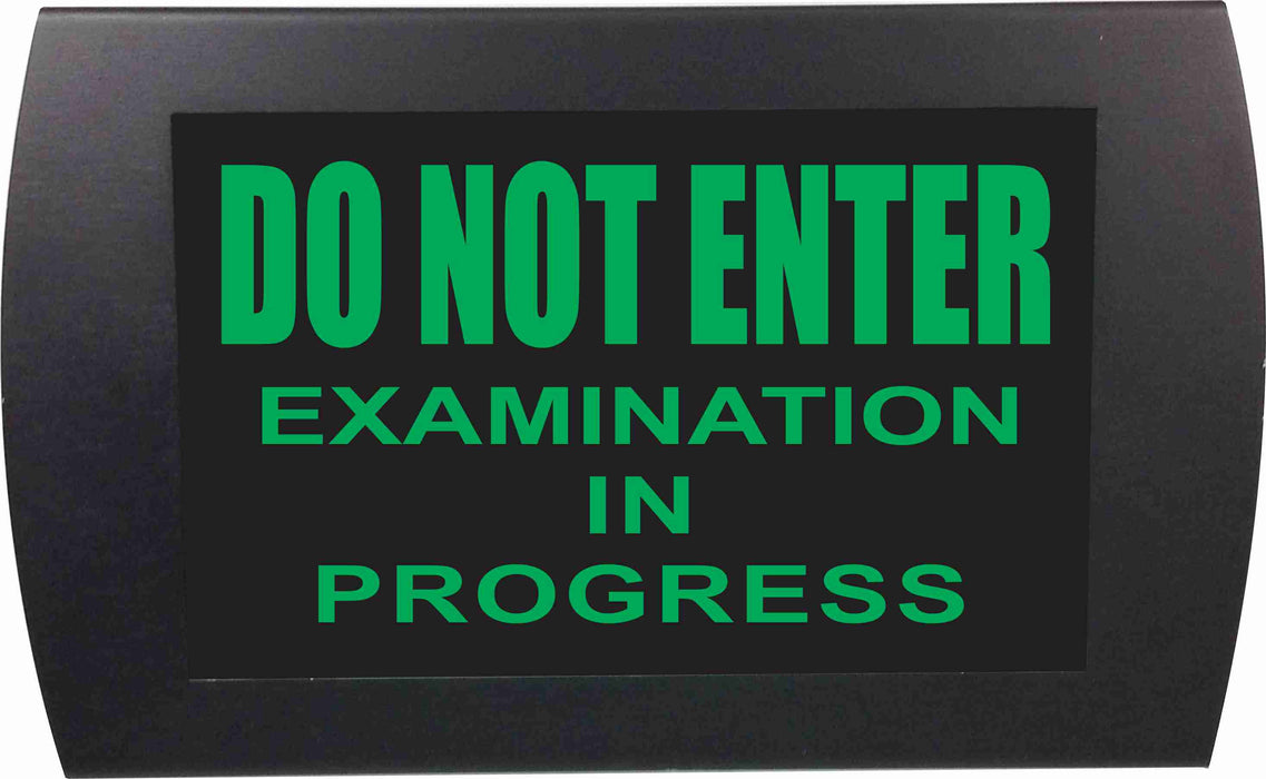 AMERICAN RECORDER - "Do Not Enter Examination in Progress" LED Lighted Sign - AMERICAN RECORDER TECHNOLOGIES, INC.