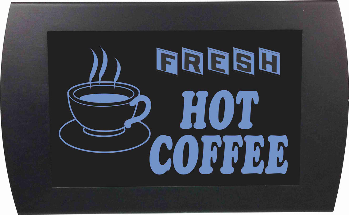 AMERICAN RECORDER - "FRESH HOT COFFEE" LED Lighted Sign - AMERICAN RECORDER TECHNOLOGIES, INC.