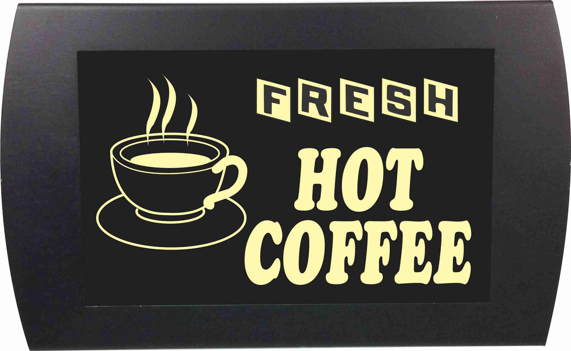 AMERICAN RECORDER - "FRESH HOT COFFEE" LED Lighted Sign - AMERICAN RECORDER TECHNOLOGIES, INC.