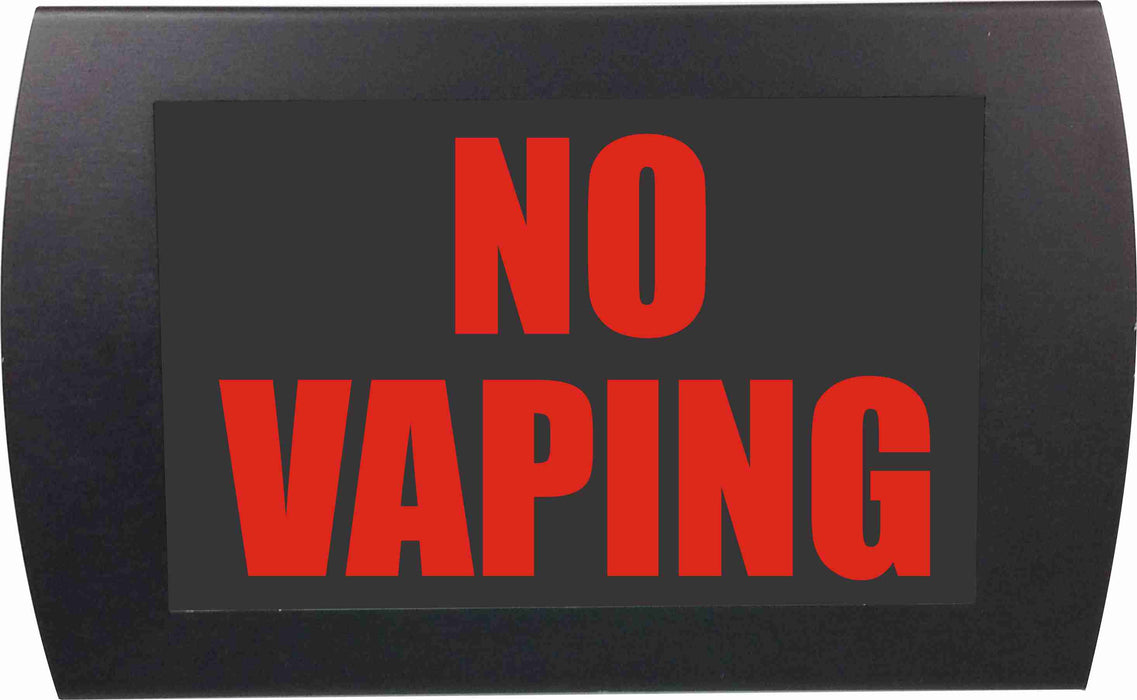AMERICAN RECORDER - "NO VAPING" LED Lighted Sign - AMERICAN RECORDER TECHNOLOGIES, INC.