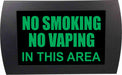 AMERICAN RECORDER - "NO SMOKING/NO VAPING" LED Lighted Sign - AMERICAN RECORDER TECHNOLOGIES, INC.