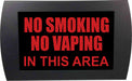 AMERICAN RECORDER - "NO SMOKING/NO VAPING" LED Lighted Sign - AMERICAN RECORDER TECHNOLOGIES, INC.