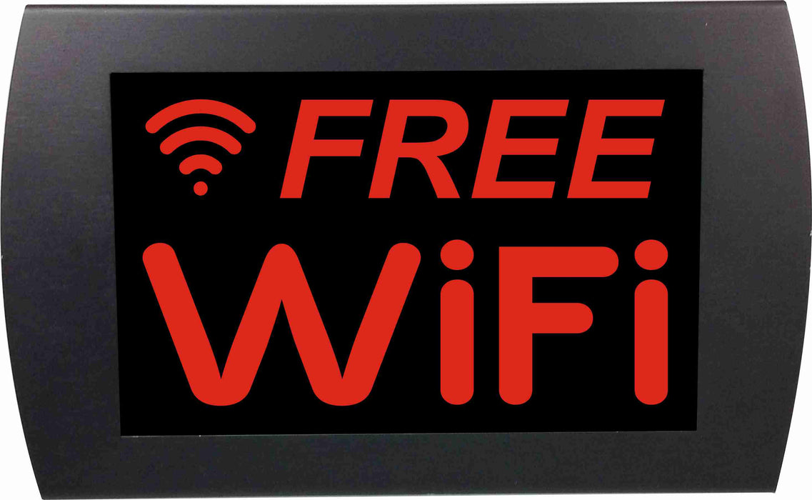 AMERICAN RECORDER - "FREE WIFI" LED Lighted Sign - AMERICAN RECORDER TECHNOLOGIES, INC.