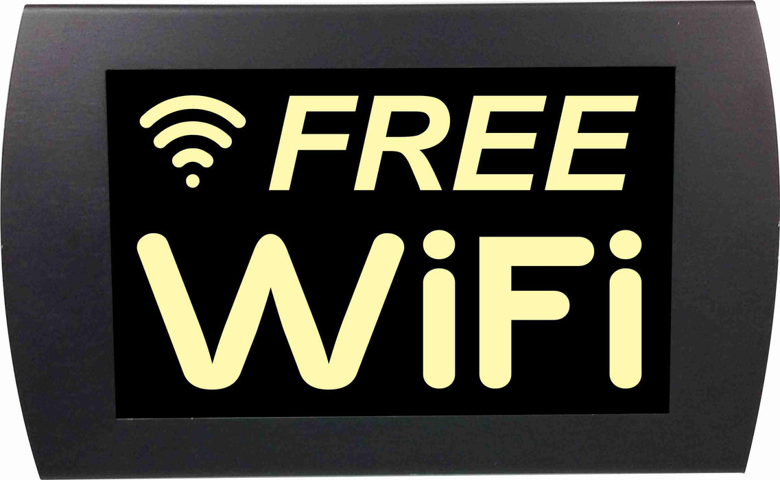 AMERICAN RECORDER - "FREE WIFI" LED Lighted Sign - AMERICAN RECORDER TECHNOLOGIES, INC.