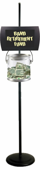 AMERICAN RECORDER - "Band Retirement Fund" LED Lighted Sign with Pole Clamp Kit - AMERICAN RECORDER TECHNOLOGIES, INC.
