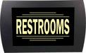 AMERICAN RECORDER - "RESTROOMS" LED Lighted Sign - AMERICAN RECORDER TECHNOLOGIES, INC.