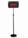 AMERICAN RECORDER - "DO NOT ENTER - QUARANTINED" LED Lighted Sign with Floor Stand - AMERICAN RECORDER TECHNOLOGIES, INC.