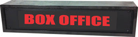 AMERICAN RECORDER - 2RU "BOX OFFICE" LED Lighted Sign with Enclosure - AMERICAN RECORDER TECHNOLOGIES, INC.