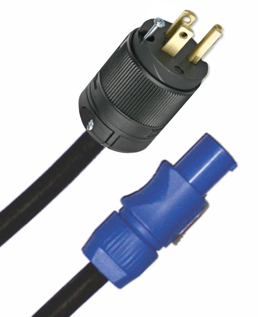 NEMA 5–15 to Powercon A, 12 awg. - 3 Conductor Power cable - AMERICAN RECORDER TECHNOLOGIES, INC.