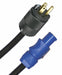 NEMA 5–15 to Powercon A, 12 awg. - 3 Conductor Power cable - AMERICAN RECORDER TECHNOLOGIES, INC.