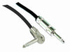 AMERICAN RECORDER High Performance Guitar Cable - 1/4" Straight to Flat Right Angle - AMERICAN RECORDER TECHNOLOGIES, INC.