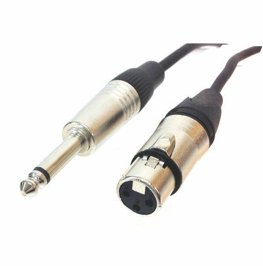 1/4 inch TS Male to XLR Female Unbalanced Mic/Audio Cable - AMERICAN RECORDER TECHNOLOGIES, INC.