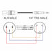 1/4 inch TRS Male to XLR Male Balanced Mic/Audio Cable - AMERICAN RECORDER TECHNOLOGIES, INC.