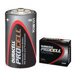 DURACELL D Procell Batteries - 4 pack - AMERICAN RECORDER TECHNOLOGIES, INC.