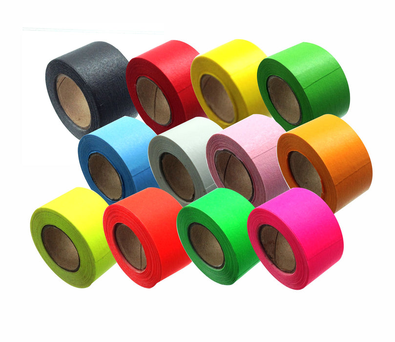 1 x 8 Yard Mini Roll Paper Tapes (aka Spike Tape) Black