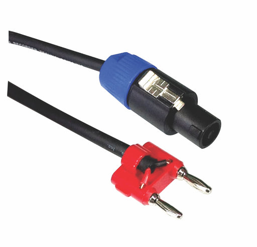 AMERICAN RECORDER SPEAK-ON to Dual Banana 2 Conductor, 16 awg Pro Audio Speaker Cable - AMERICAN RECORDER TECHNOLOGIES, INC.