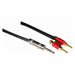 1/4 inch to Dual Banana 2 Conductor, 12 awg Pro Audio Speaker Cable - AMERICAN RECORDER TECHNOLOGIES, INC.