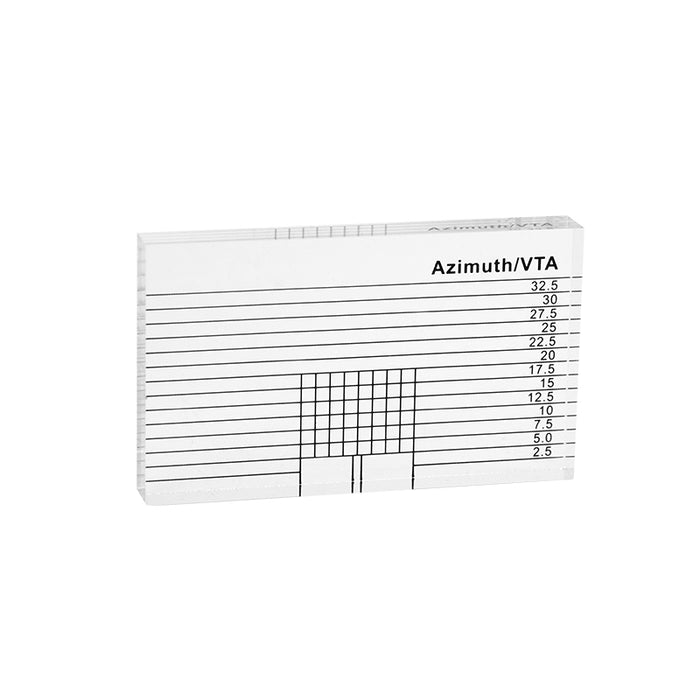 Turntable Cartridge Azimuth & VTA Verifier Ruler - AMERICAN RECORDER TECHNOLOGIES, INC.