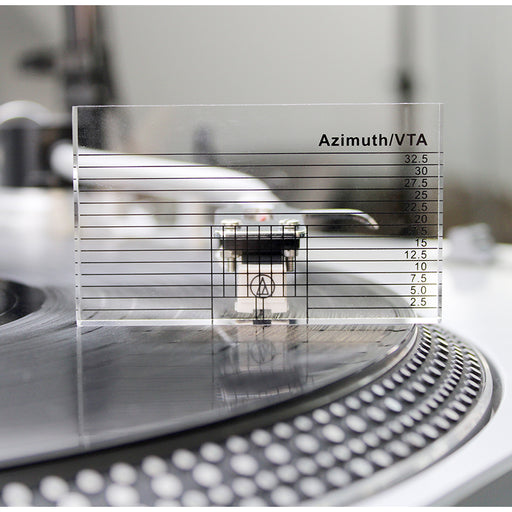 Turntable Cartridge Azimuth & VTA Verifier Ruler - AMERICAN RECORDER TECHNOLOGIES, INC.