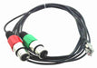 RJ45 (male) to Dual XLR (female) Cable for AXIA - 6 feet - AMERICAN RECORDER TECHNOLOGIES, INC.