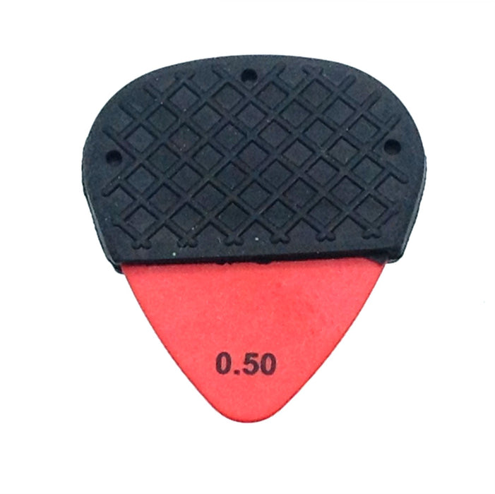 Delrin Guitar Pick with Removable Dynamic Knurl Rubber Grip - AMERICAN RECORDER TECHNOLOGIES, INC.