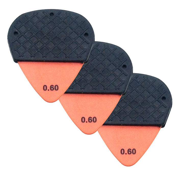 Delrin Guitar Pick with Removable Dynamic Knurl Rubber Grip - AMERICAN RECORDER TECHNOLOGIES, INC.