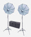 Zumm Photo 28 inch Octag 2 Softbox Kit- 2 LEDs w/6 ft Stands - AMERICAN RECORDER TECHNOLOGIES, INC.