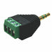 3.5mm TRS Male to Screw Terminal Adapter - AMERICAN RECORDER TECHNOLOGIES, INC.