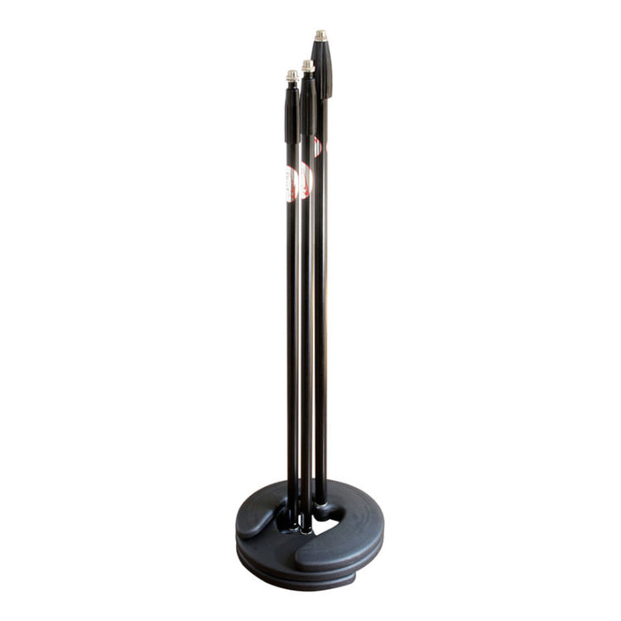 PEAK MUSIC STANDS Iron horse Stackable Round Base Microphone Stand - AMERICAN RECORDER TECHNOLOGIES, INC.