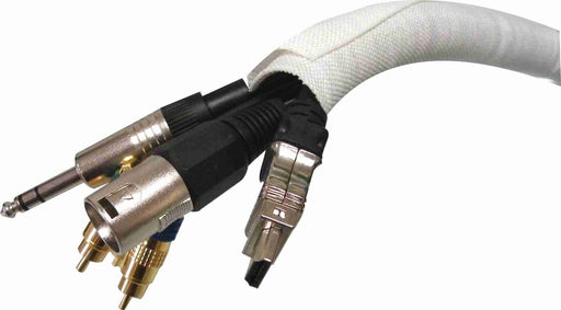 1 inch SNAKESKIN Cable Management Kit - White - 8 feet pack - AMERICAN RECORDER TECHNOLOGIES, INC.