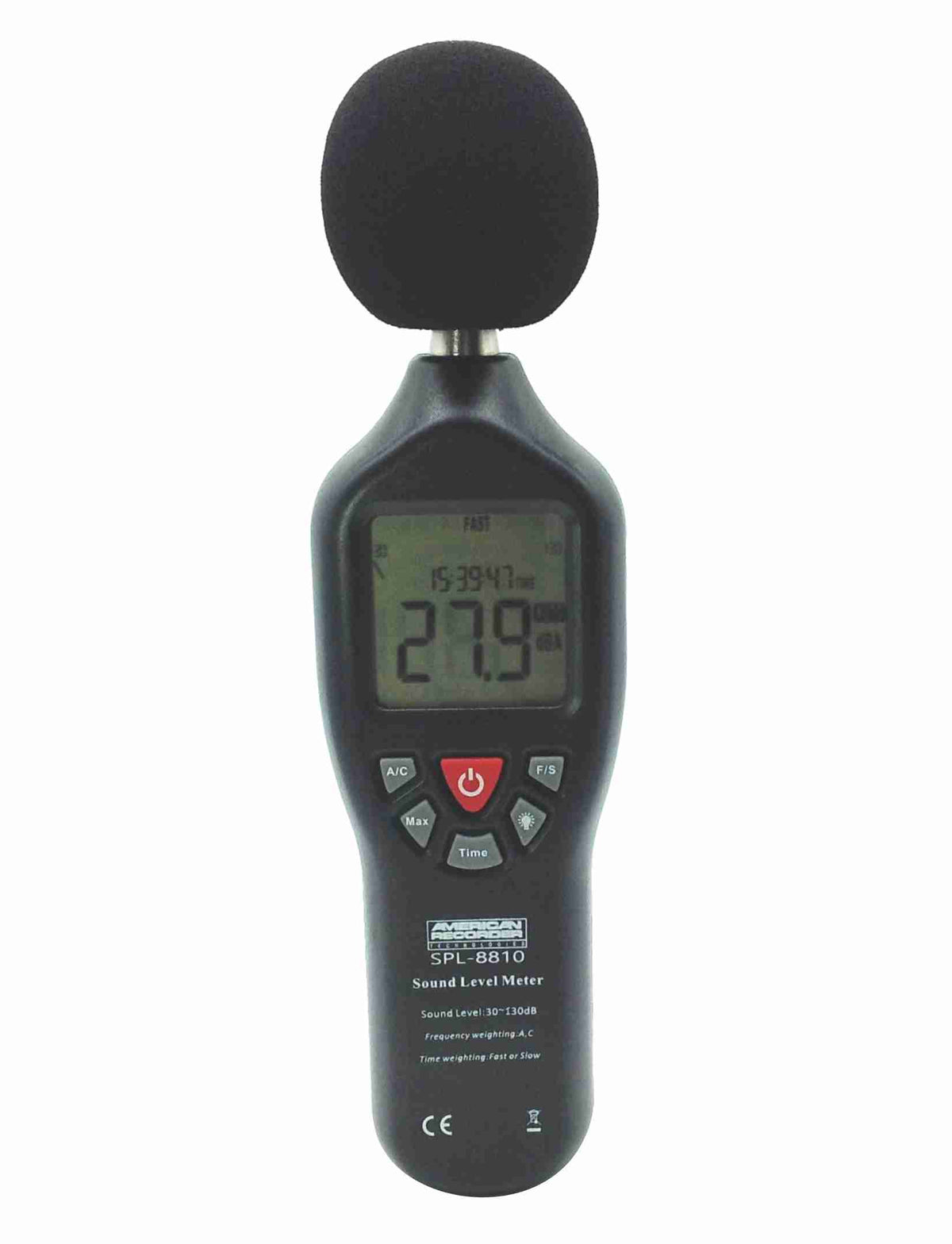 A/C Fast/Slow Weighting Precision Sound Meter Digital Sound Level