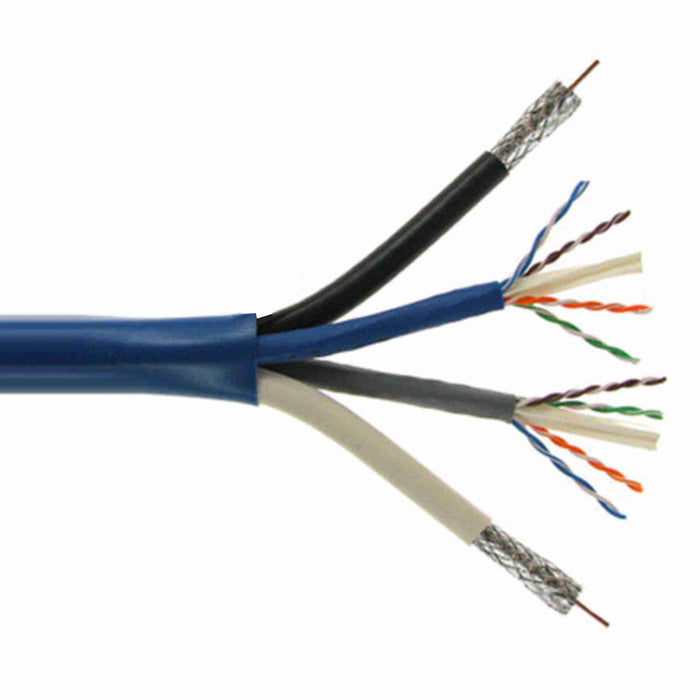 Structured Cable with Dual CAT5E + Dual RG6 Quad - AMERICAN RECORDER TECHNOLOGIES, INC.