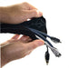 1 inch SNAKESKIN Cable Management Kit - Black - 8 feet pack - AMERICAN RECORDER TECHNOLOGIES, INC.
