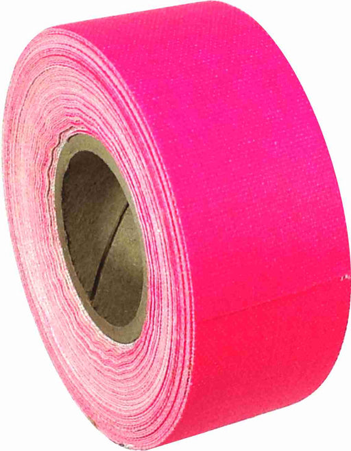 American Recorder 1" x 8 Yards Mini Roll Gaffers Tape  - Neon Pink - AMERICAN RECORDER TECHNOLOGIES, INC.