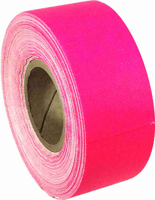 American Recorder 1 x 8 Yards Mini Roll Gaffers Tape - Neon Pink