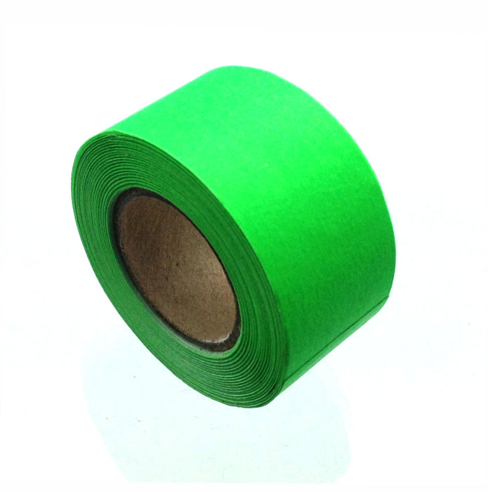 1 inch x 60 Yard Large Roll Paper Tapes (aka Spike Tape) Neon Orange