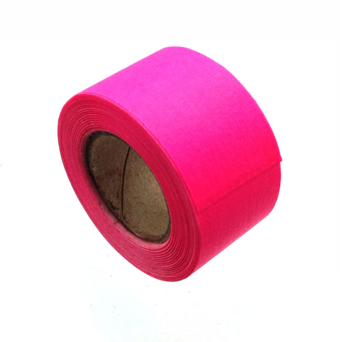 1 x 8 Yard Mini Roll Paper Tapes (aka Spike Tape) Neon Pink