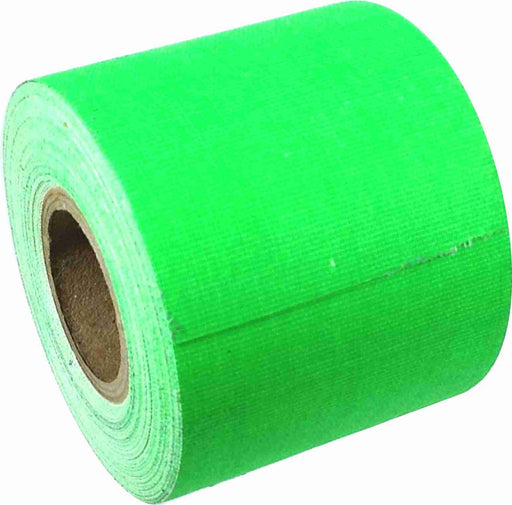 American Recorder 2" x 8 YARD Mini Roll Gaffers Tape - Neon Green - AMERICAN RECORDER TECHNOLOGIES, INC.