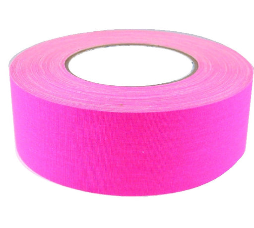 American Recorder 2" x 50 Yards Full Roll Gaffers Tape - Neon Pink - AMERICAN RECORDER TECHNOLOGIES, INC.