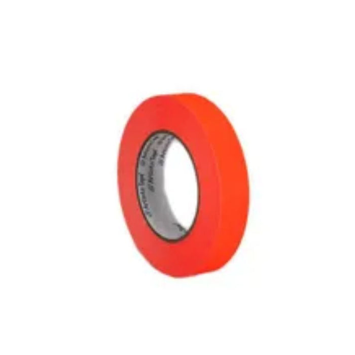 1 inch x 60 Yard Large Roll Paper Tapes (aka Spike Tape) Neon Orange