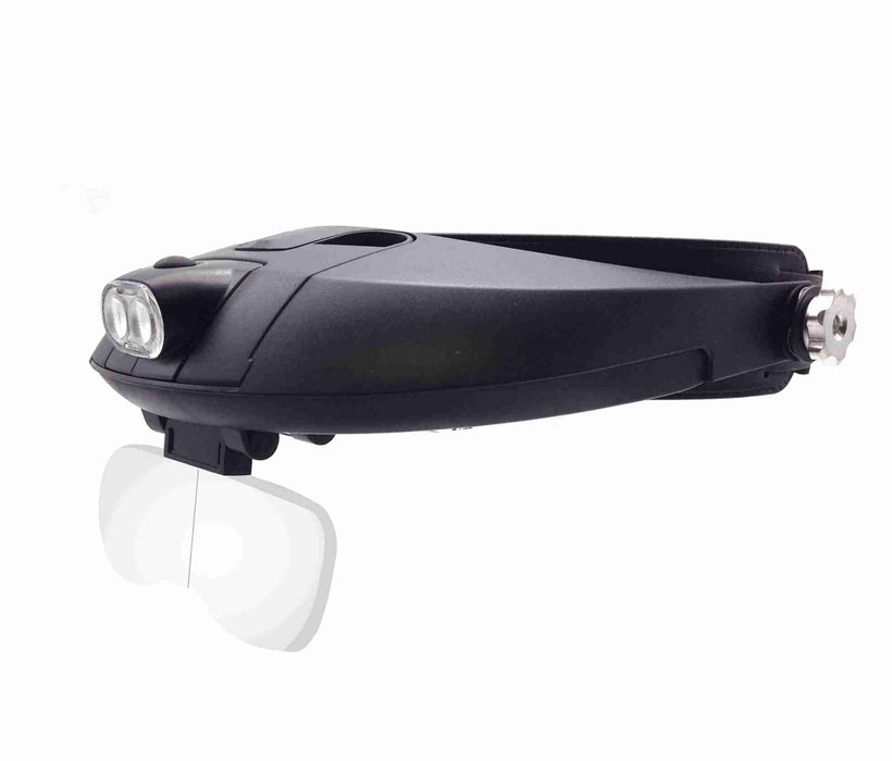 1X~6X Illuminated Magnifier Visor with LED Light - AMERICAN RECORDER TECHNOLOGIES, INC.