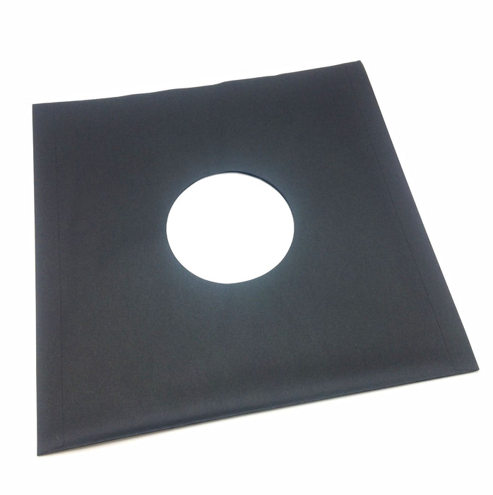 12 Black Craft & Rice Paper Vinyl Disc LP Record Sleeve - pack of