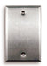 Single Gang Blank Stainless Steel Wall Plate - AMERICAN RECORDER TECHNOLOGIES, INC.