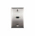 Single Gang VGA Stainless Steel Wall Plate - AMERICAN RECORDER TECHNOLOGIES, INC.