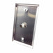 Single Gang, Stainless Steel Wall Plate with BNC Female - AMERICAN RECORDER TECHNOLOGIES, INC.