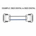 DB25 to Dual RJ45 Adapter with YAMAHA DIGITAL Pinout - AMERICAN RECORDER TECHNOLOGIES, INC.