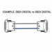 DB25 to Dual RJ45 Adapter with TASCAM DIGITAL/ANALOG Pinout - AMERICAN RECORDER TECHNOLOGIES, INC.